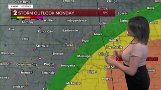 Severe Weather Potential Monday, Tuesday and Wednesday