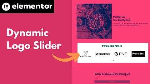 Create a Dynamic Logo Slider in WordPress Using Elementor - Full Tutorial