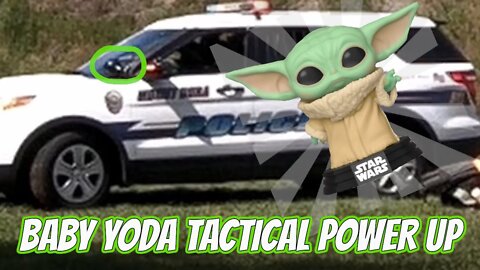 Baby Yoda Tactical Training Power Up - Paladin Police Training 2022 - Downed Officer Drill #shorts