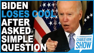 Biden Loses Cool After Asked Simple Question
