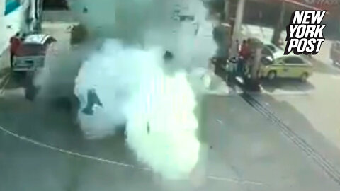 Deadly explosion rocks Rio de Janeiro gas station