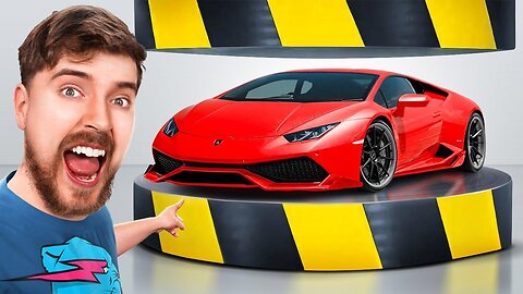 New Video Lamborghini Vs World's Largest Shredder🌍🔔 #SubscribeNow#BeastNation #BeastMode,