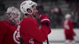 Dylan Larkin returns to the ice as Red Wings open training camp