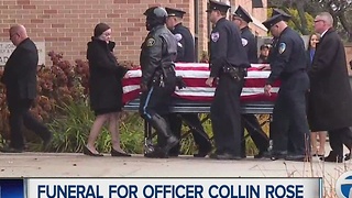 Officer Collin Rose funeral