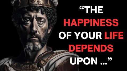 Marcus AureliusStoic Life Lessons (Quotes) : Wisdom to Live #Stoicism