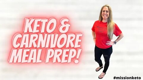 KETO AND CARNIVORE MEAL PREP | PREPPING OUR FOOD FOR THE WEEK | BUFFALO CHICKEN DIP
