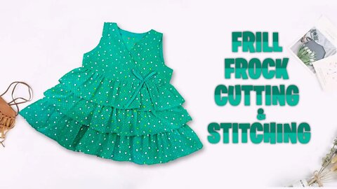 Baby Frock/Layer Baby Frock Cutting and Stitching - YouTube