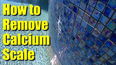 💦Pool Help 1 ● Remove Calcium Scale and Mineral Deposits From Water Features and Tile Line ✅