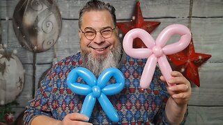 how to make a ribbon out of one balloon.