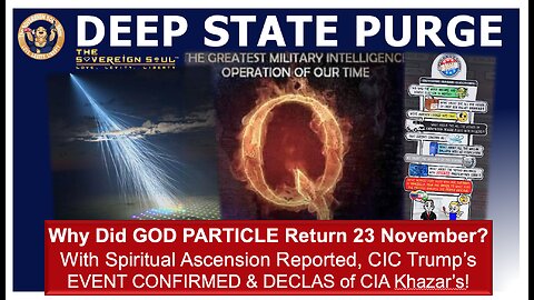 FINAL PURGE of Cabal, Trumps EVENT Valid, CIA [DS] Exposd & CNN Freaks over Return of “God” Particle