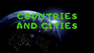 Countries and cities