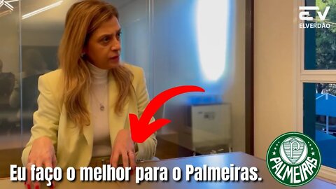 Leila pereira do Palmeiras,defende gestão:"Sou destemida"não tenho medo de nada #palmeiras #leila