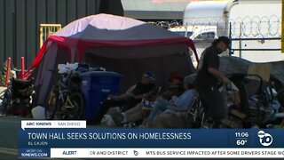 Town hall in El Cajon seeks solutions to homelessness problem