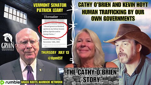 Cathy O'Brien & Kevin Hoyt DESTROY VT Senator Patrick Leahy, VT Gov Phil Scott, BERNIE and more!