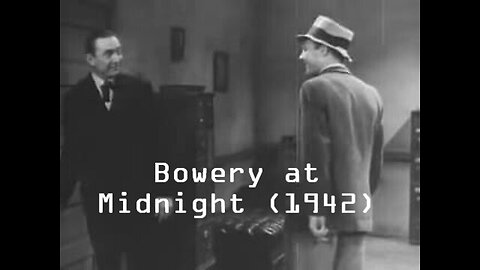 Bowery at Midnight (1942) | Full Length Classic Film