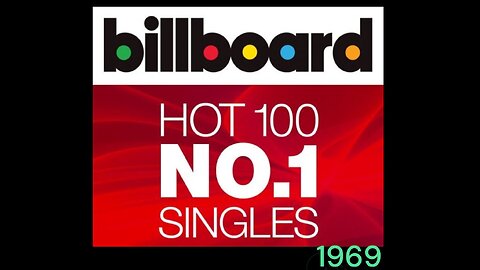 The USA Billboard number ones of 1969