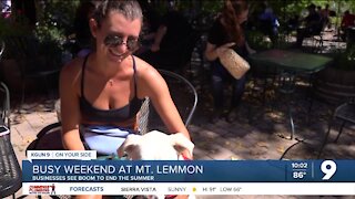 Business booms on Mt. Lemmon this summer
