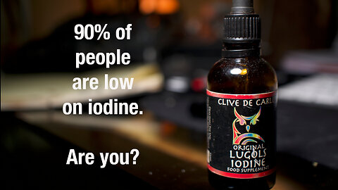 90% of people are low on iodine. Are you?