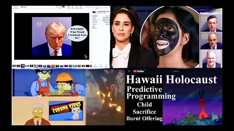 Trump Mug Shot Reaches Russia Simpsons Predict Hawaii Holocaust Maui DEW Talmudic Lahaina Land Grab
