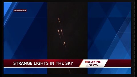 WHAT ARE THEY?? Bright orbs of light blaze across the Northern California Sky!!