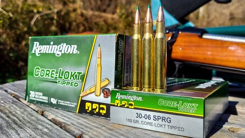 Remington Core-Lokt TIPPED | .30-06 Springfield 100 Yard Groups
