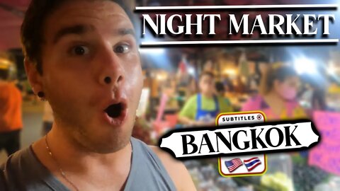First Night Market in Thailand 🇹🇭 Street Food Bangkok