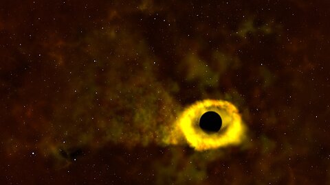 Black Hole destroying Star