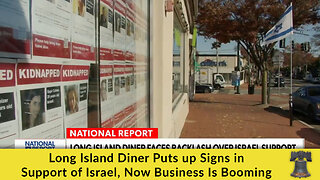 Long Island Diner Puts up Signs in Support of Israel, Now Business Is Booming