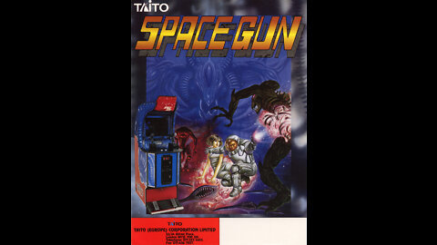 "CALL OF NIGHTMARE / SFX / GAME OVER" - SPACE GUN [ARCADE, TAITO, 1990]