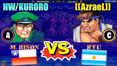 Street Fighter II': Champion Edition (HW/KURORO Vs. ((AzraeL))) [Chile Vs. Argentina]