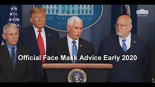 Official Face Mask Advice (WHO, Fauci, etc.) 2020 - 2021