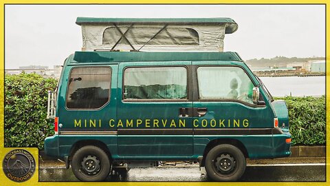 Cooking in a Japanese Microvan Camper | Subaru Domingo Aladdin