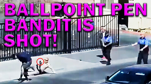 Las Vegas Ballpoint Pen Bandit Shot On Video! LEO Round Table S07E12e