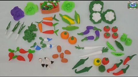 Polymer clay Art / How to make polymer clay miniature Vegetable / Polymer clay Vegetable