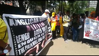 SOUTH AFRICA - Pretoria - Anglican Women's Fellowship protest against gender based violence (Video) (qgc)