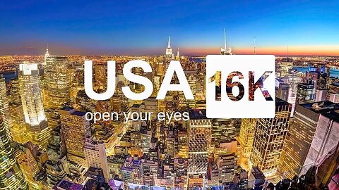 Exploring the Majesty of the USA | 16K SUPER ULTRA-HD | World's Biggest GDP (60 FPS)