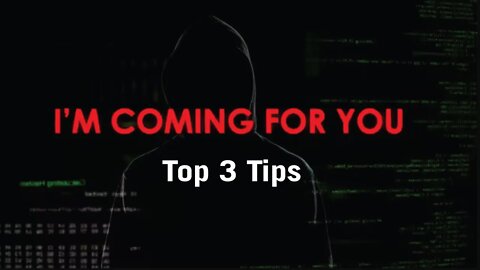 Cyber Alert - Top 3 Tips Don't Let This Happen To You