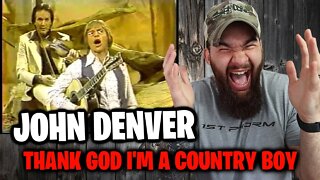 John Denver - Thank God I'm a Country Boy (Live 1977) REACTION