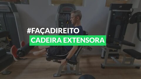 #FAÇA DIREITO - CADEIRA EXTENSORA