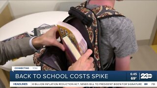 Back-to-school costs spike with inflation
