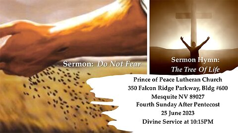 Part 2: Divine Service for the Fourth Sunday After Pentecost