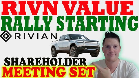 Value Rally Starting w Rivian │ Rivian 14A Submitted ⚠️ Rivian Investors MUST WATCH