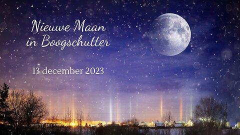 Nieuwe maan in Boogschutter - 13 december 2023