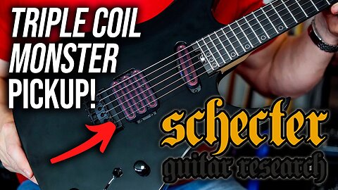 Schecter's BRUTAL TRIPLE COIL PICKUP (the solution to a wimpy tone)