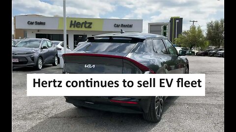 Hertz still feeling hurt and selling more of EV fleet