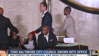 72nd Baltimore City Council sworn into office