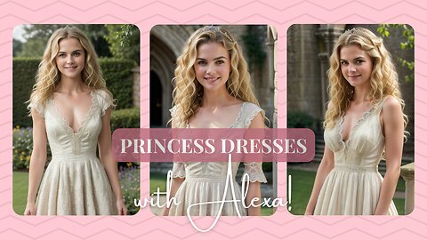 Alexa Reigns in Sexy Princess Dresses