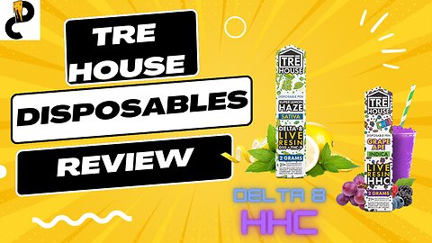 TRE House D8/HHC Disposables Review - Tasty and Easy to Use
