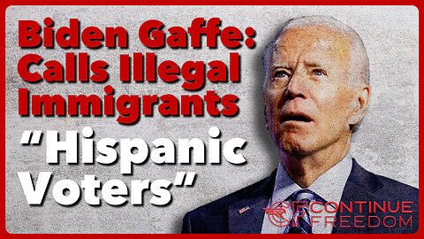 President Biden Gaffe, Calls Illegal Immigrants "Voters" | Is President Biden Being Impeached?