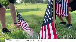 Over 8,000 flags planted for veterans at Omaha cemetery ahead of Memorial Day